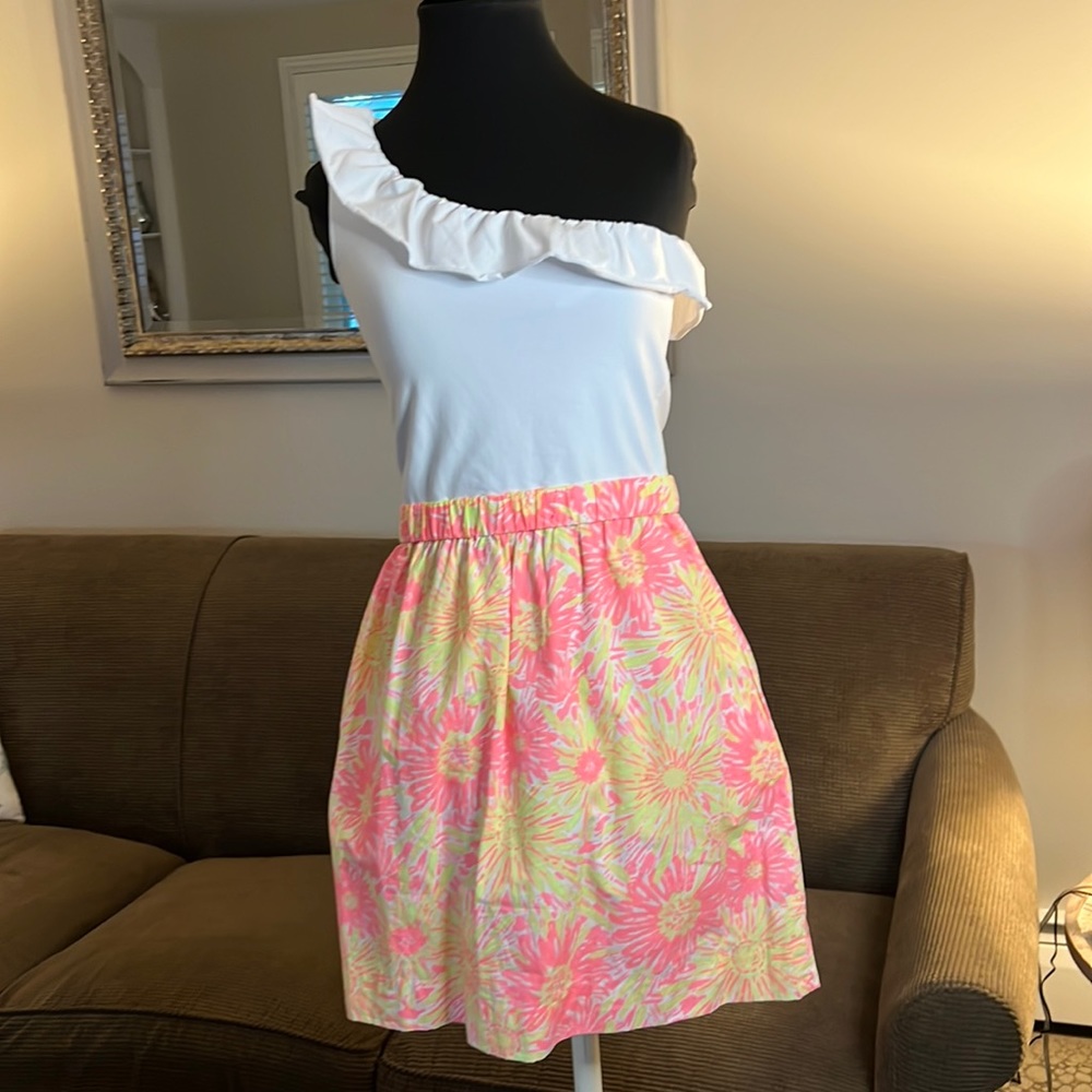 Lilly Pulitzer one shoulder dress